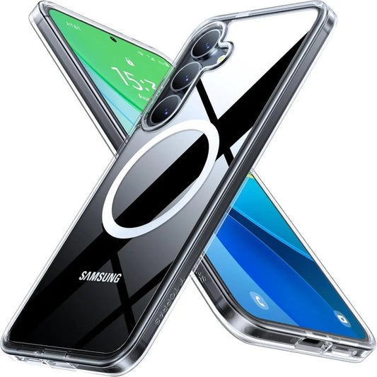 MagSafe cover til Samsung Galaxy S25+ S936, Torras, Guardian, Gennemsigtig