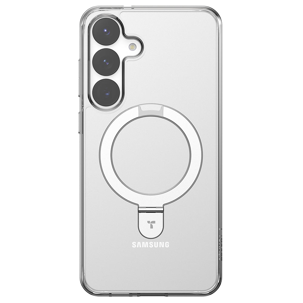 MagSafe cover til Samsung Galaxy S25+ S936, Torras, Ostand, Gennemsigtig