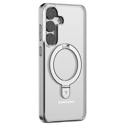 MagSafe cover til Samsung Galaxy S25+ S936, Torras, Ostand, Gennemsigtig