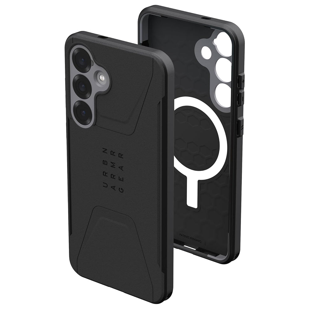 MagSafe-etui til Samsung Galaxy S25+ S936, Urban Armor Gear, Civilian Pro, Sort