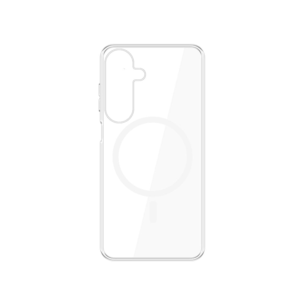 MagSafe-etui til Samsung Galaxy S25 S931, 3MK, Clear MagCase, Transparent