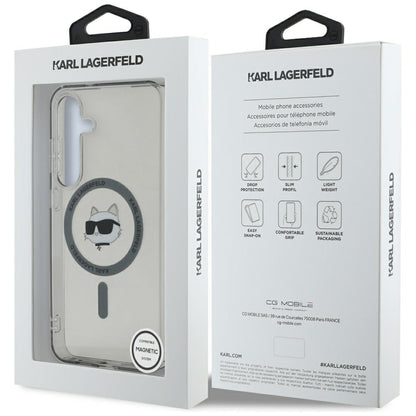 MagSafe cover til Samsung Galaxy S25 S931, Karl Lagerfeld, IML Choupette's Head, Sort