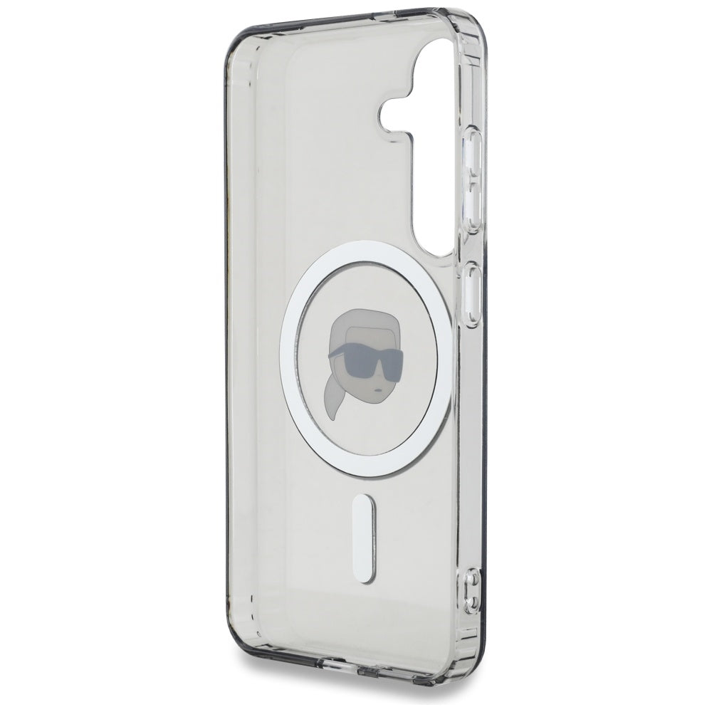 MagSafe cover til Samsung Galaxy S25 S931, Karl Lagerfeld, IML Karl's Head, Sort