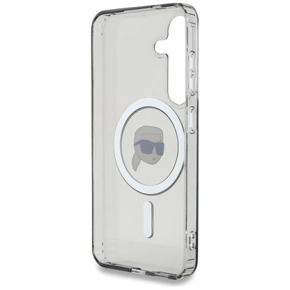 MagSafe cover til Samsung Galaxy S25 S931, Karl Lagerfeld, IML Karl's Head, Sort