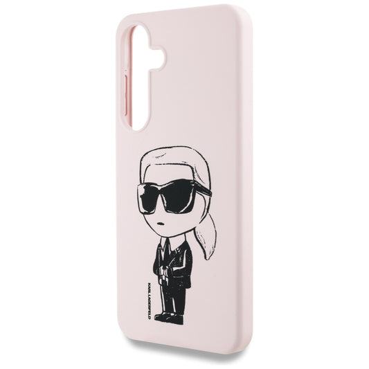 MagSafe cover til Samsung Galaxy S25 S931, Karl Lagerfeld, Silicone Graffiti, Pink