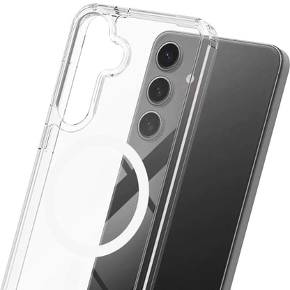 MagSafe-cover til Samsung Galaxy S25 S931 / S24 S921, 3MK, Armor MagCase, Transparent