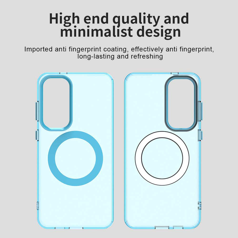 MagSafe-etui til Samsung Galaxy S25 S931 / S24 S921, Techsuit, CandyCase, Blå