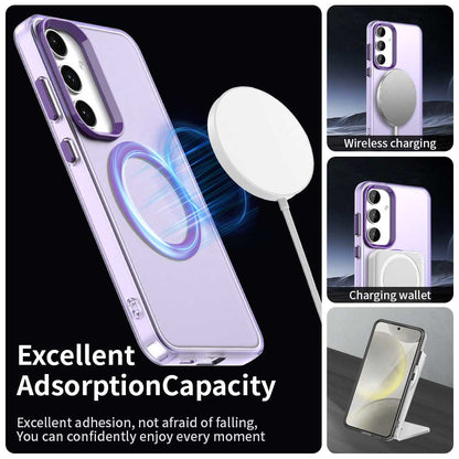 MagSafe-etui til Samsung Galaxy S25 S931 / S24 S921, Techsuit, CandyCase, Lilla