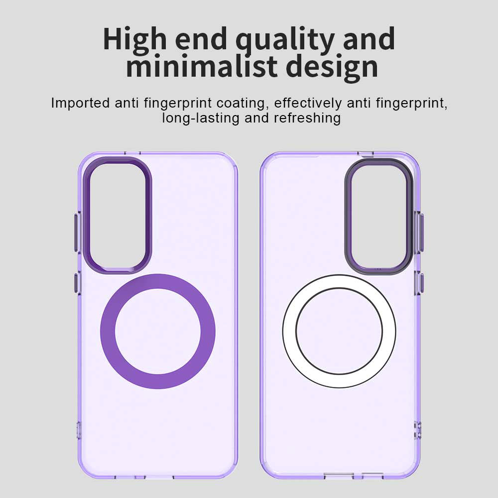 MagSafe-etui til Samsung Galaxy S25 S931 / S24 S921, Techsuit, CandyCase, Lilla