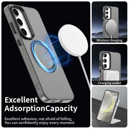 MagSafe-etui til Samsung Galaxy S25 S931 / S24 S921, Techsuit, CandyCase, Sort