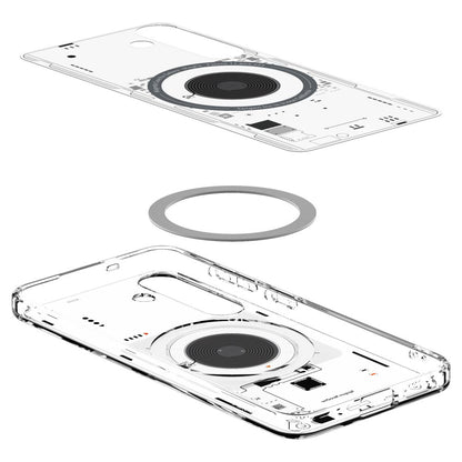 MagSafe Case for Samsung Galaxy S25 S931, Spigen, Ultra Hybrid Neo One, Transparent ACS09470