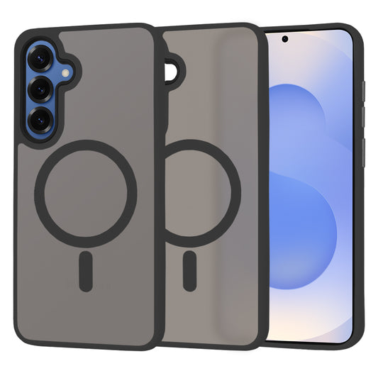 MagSafe cover til Samsung Galaxy S25 S931, Techsuit, HaloFrost, Sort