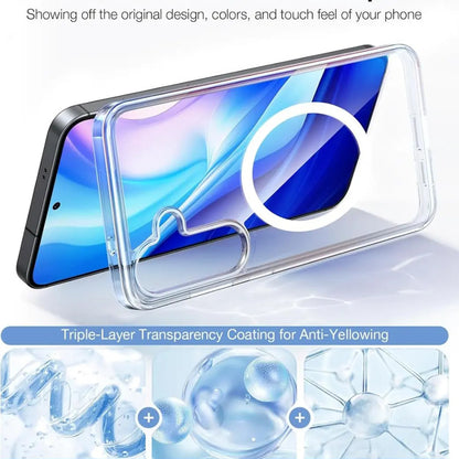 MagSafe cover til Samsung Galaxy S25 S931, Torras, Guardian, Gennemsigtig