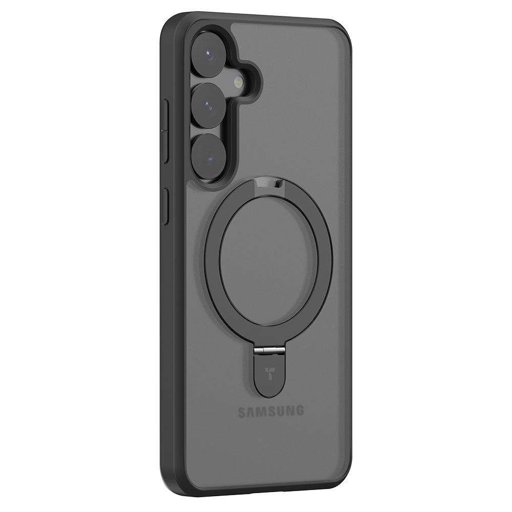 MagSafe cover til Samsung Galaxy S25 S931, Torras, Ostand, Sort