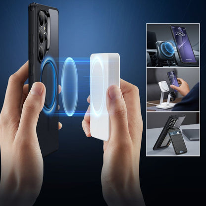 MagSafe cover til Samsung Galaxy S25 Ultra S938, ESR, Classic Hybrid, Satin Sort