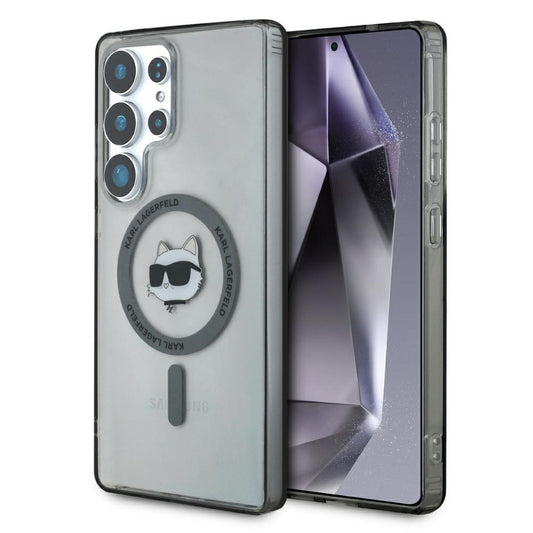 MagSafe cover til Samsung Galaxy S25 Ultra S938, Karl Lagerfeld, IML Choupette's Head, Sort