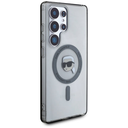 MagSafe cover til Samsung Galaxy S25 Ultra S938, Karl Lagerfeld, IML Karl's Head, Sort
