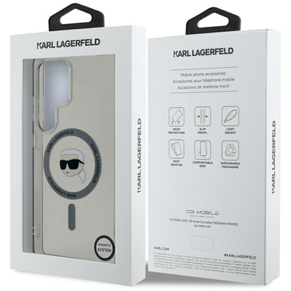 MagSafe cover til Samsung Galaxy S25 Ultra S938, Karl Lagerfeld, IML Karl's Head, Sort