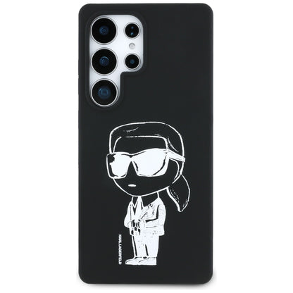 MagSafe cover til Samsung Galaxy S25 Ultra S938, Karl Lagerfeld, Silicone Graffiti, Sort