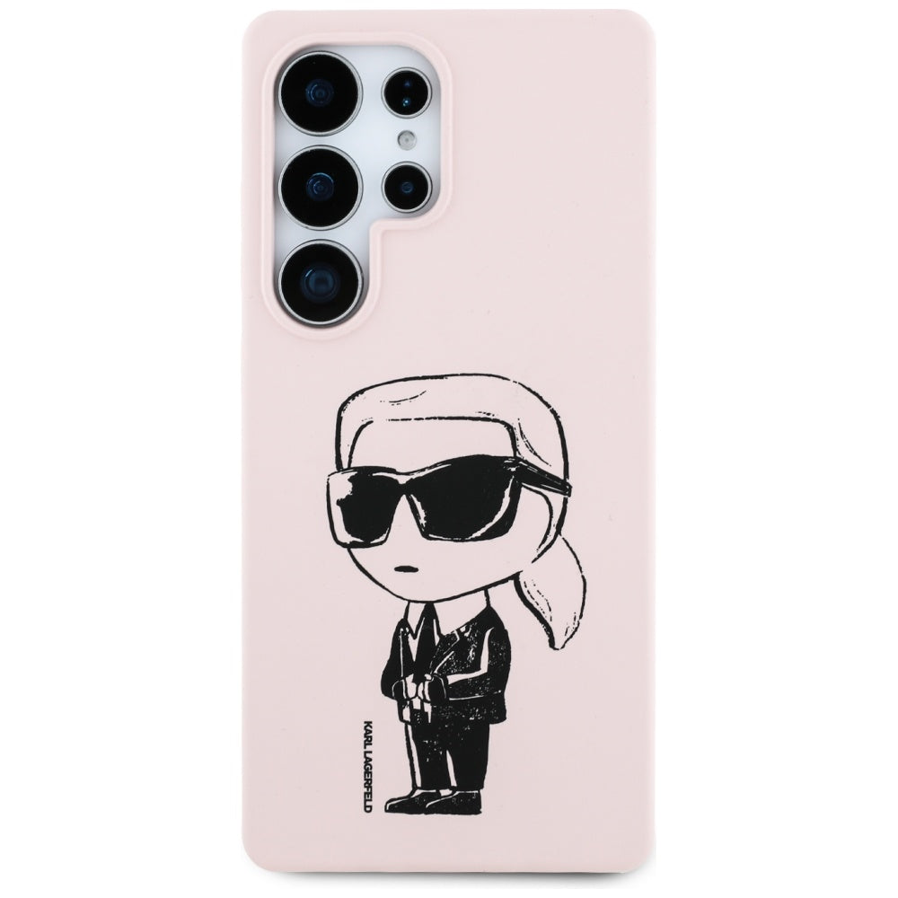 MagSafe cover til Samsung Galaxy S25 Ultra S938, Karl Lagerfeld, Silicone Graffiti, Pink