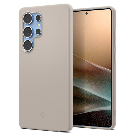 MagSafe cover til Samsung Galaxy S25 Ultra S938, Spigen, Silicone Fit, Beige