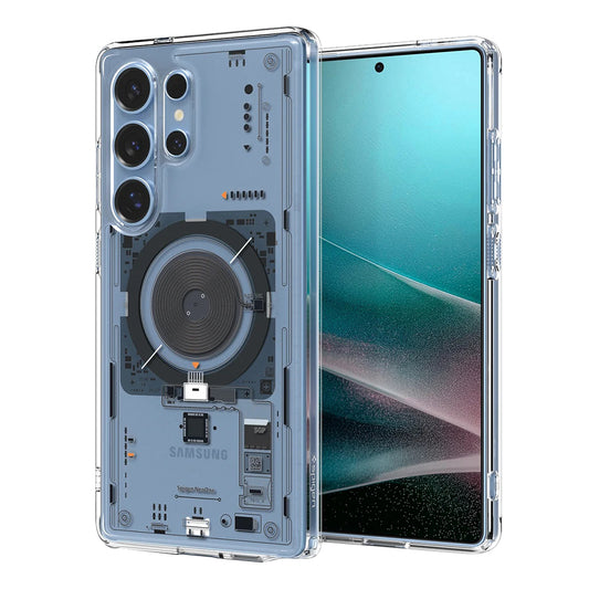 MagSafe cover til Samsung Galaxy S25 Ultra S938, Spigen, Ultra Hybrid Neo One, Gennemsigtig