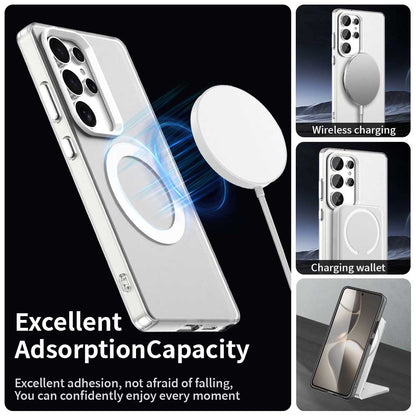 MagSafe-etui til Samsung Galaxy S25 Ultra S938, Techsuit, CandyCase, Hvid