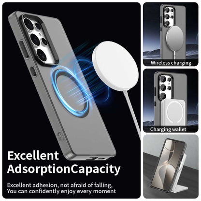 MagSafe-etui til Samsung Galaxy S25 Ultra S938, Techsuit, CandyCase, Sort