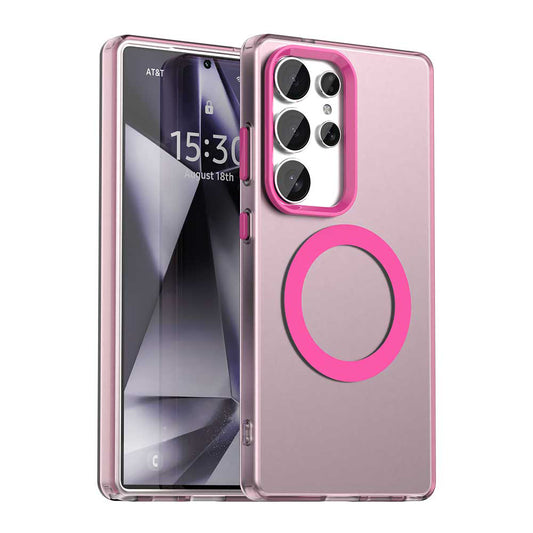 MagSafe-etui til Samsung Galaxy S25 Ultra S938, Techsuit, CandyCase, Pink