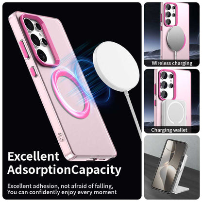 MagSafe-etui til Samsung Galaxy S25 Ultra S938, Techsuit, CandyCase, Pink