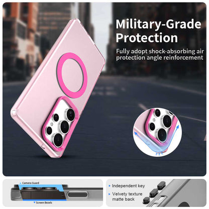 MagSafe-etui til Samsung Galaxy S25 Ultra S938, Techsuit, CandyCase, Pink