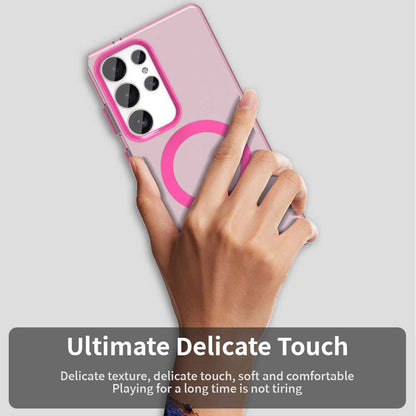 MagSafe-etui til Samsung Galaxy S25 Ultra S938, Techsuit, CandyCase, Pink
