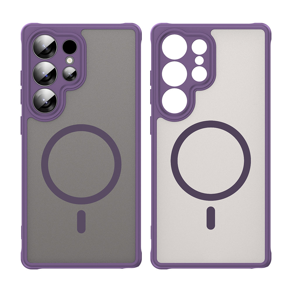 MagSafe-etui til Samsung Galaxy S25 Ultra S938, Techsuit, HaloFrost II, Lilla