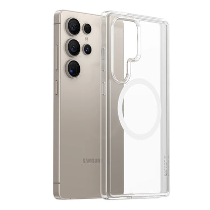 MagSafe-etui til Samsung Galaxy S25 Ultra S938, Torras, Guardian, Transparent