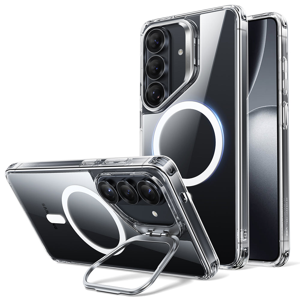 MagSafe cover til Samsung Galaxy S26, ESR, Classic Hybrid Kickstand, Gennemsigtig