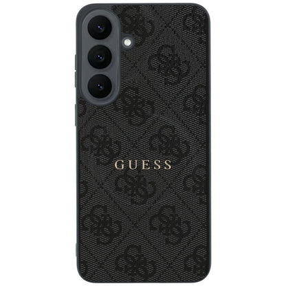 MagSafe Case for Samsung Galaxy S26 FE S741, Guess, 4G Embossed Ring Classic Logo, Black