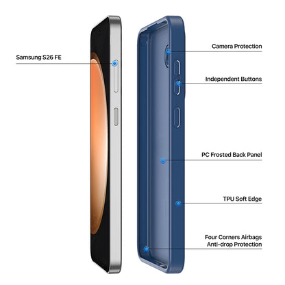 MagSafe-cover til Samsung Galaxy S26 FE S741 / S25 FE, DUX DUCIS, Yind, mørkeblå