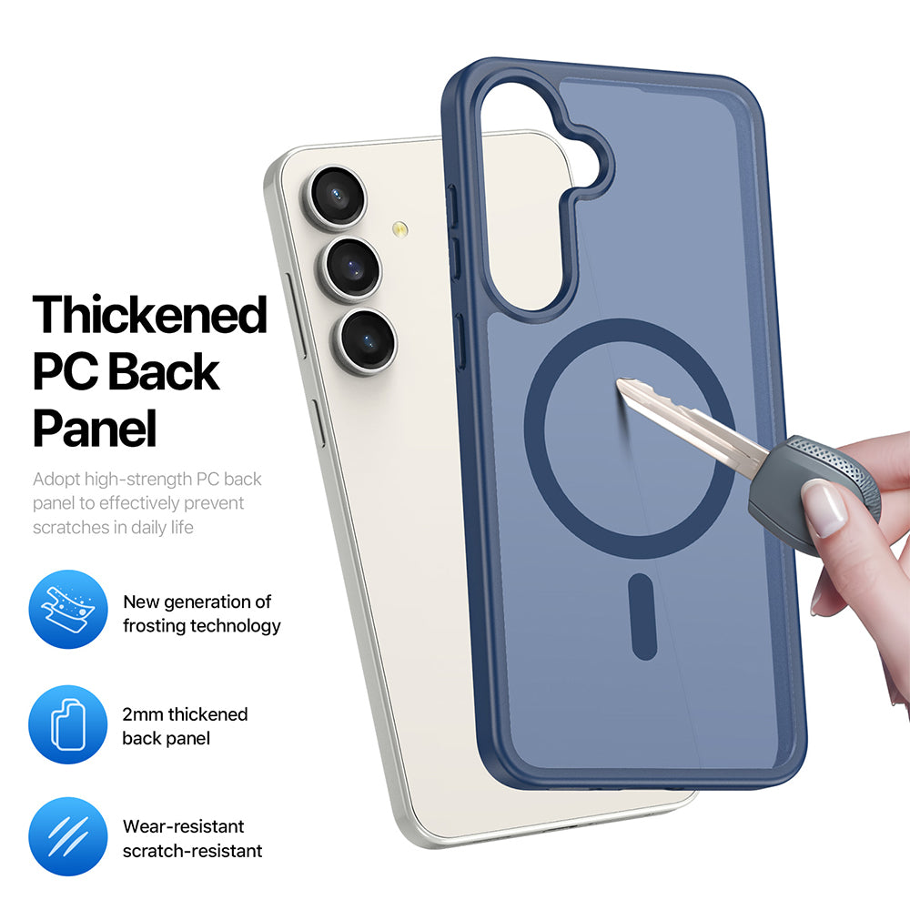 MagSafe-cover til Samsung Galaxy S26 FE S741 / S25 FE, DUX DUCIS, Yind, mørkeblå
