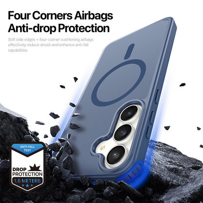 MagSafe-cover til Samsung Galaxy S26 FE S741 / S25 FE, DUX DUCIS, Yind, mørkeblå