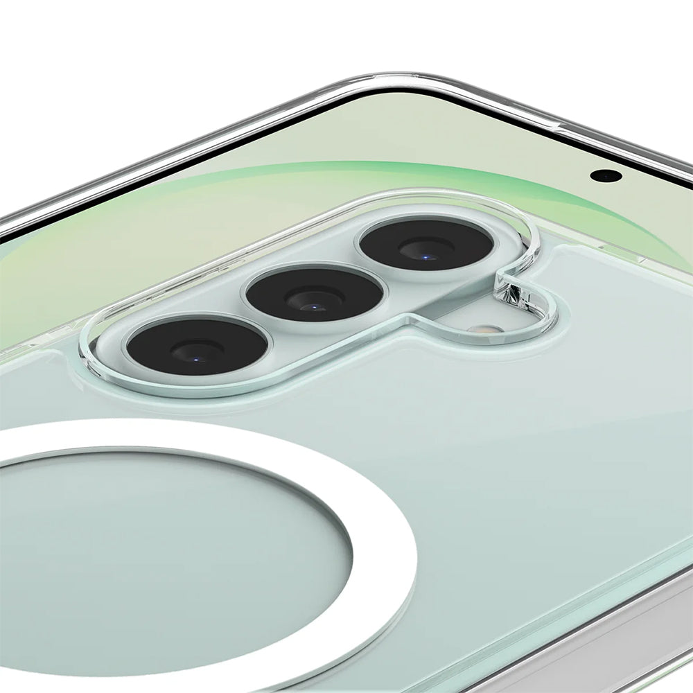 MagSafe-etui til Samsung Galaxy S26 FE S741, Spigen, Ultra Hybrid, Transparent Hvid ACS11636