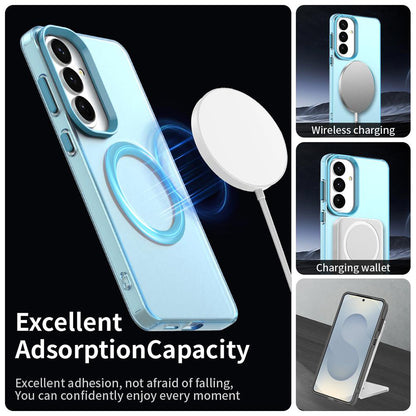 MagSafe Case for Samsung Galaxy S26 FE S741, Techsuit, CandyCase, Blue