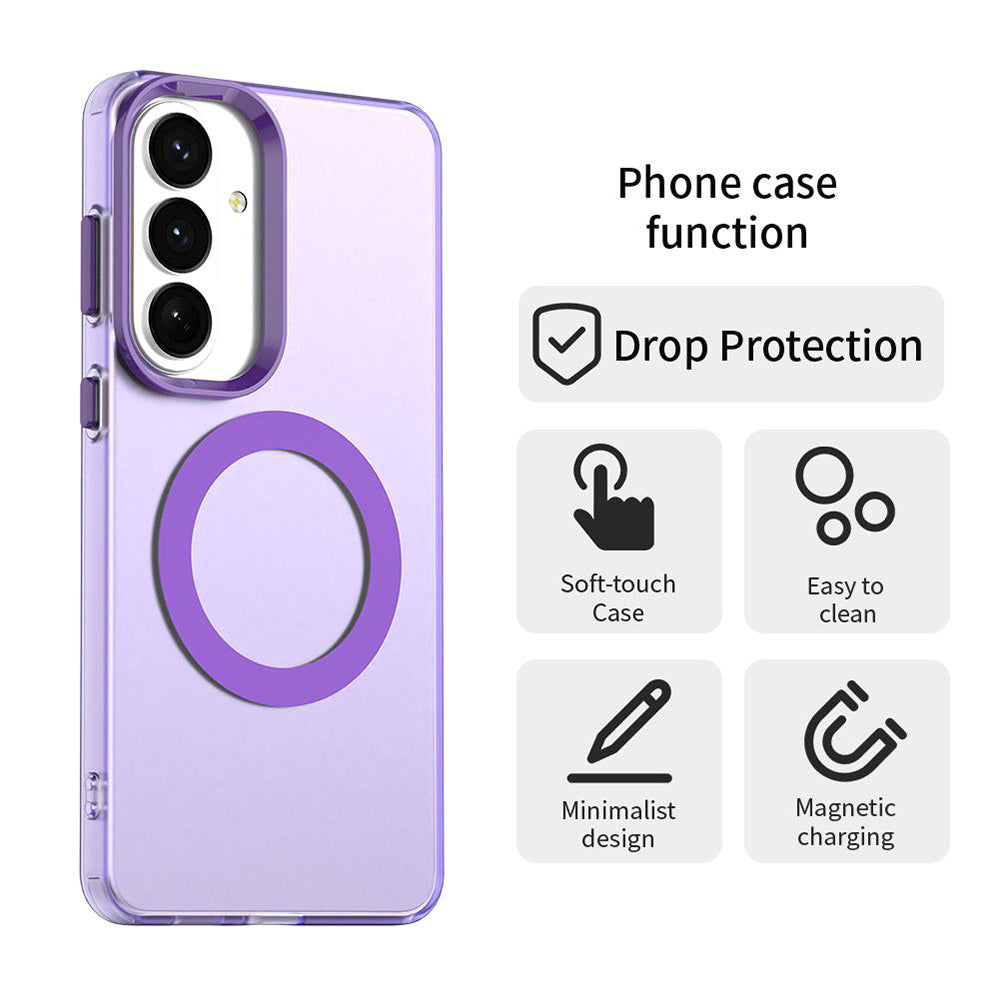 MagSafe-cover til Samsung Galaxy S26 FE S741, Techsuit, CandyCase, lilla