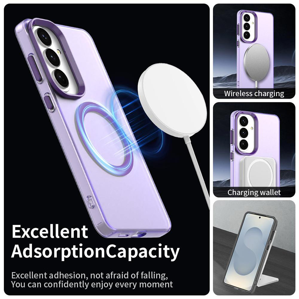 MagSafe-cover til Samsung Galaxy S26 FE S741, Techsuit, CandyCase, lilla