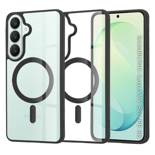 MagSafe-cover til Samsung Galaxy S26 FE S741, Techsuit, Pro, sort