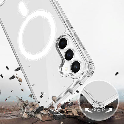 MagSafe-cover til Samsung Galaxy S26 FE S741, Techsuit, Pro, gennemsigtig