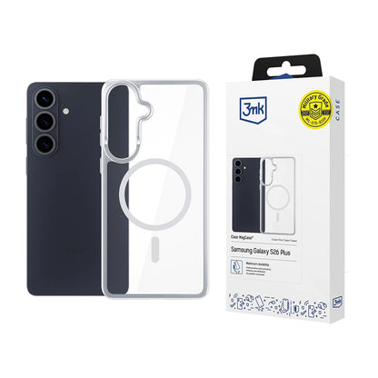 MagSafe cover til Samsung Galaxy S26 Plus, 3MK, Armor MagCase, Gennemsigtig