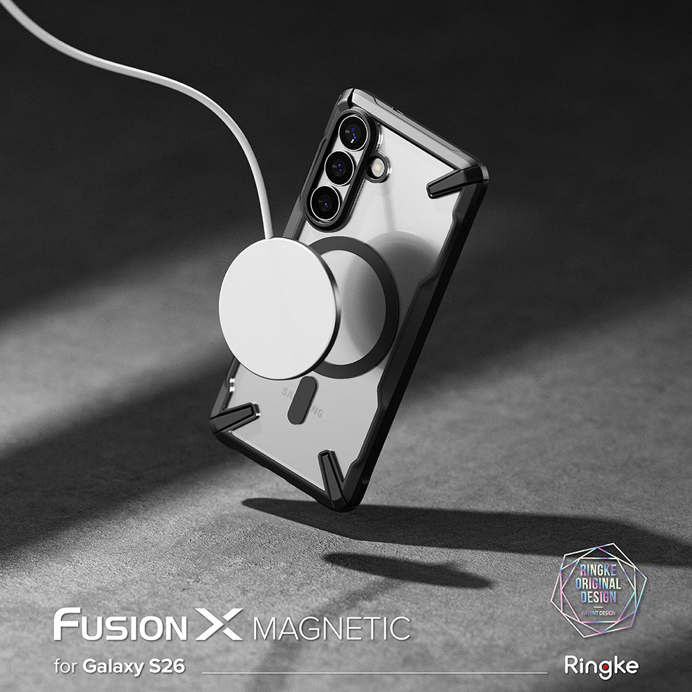 MagSafe cover til Samsung Galaxy S26 Plus, Ringke, Fusion X, Sort