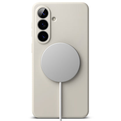 MagSafe cover til Samsung Galaxy S26 Plus, Ringke, Silikone, Creme