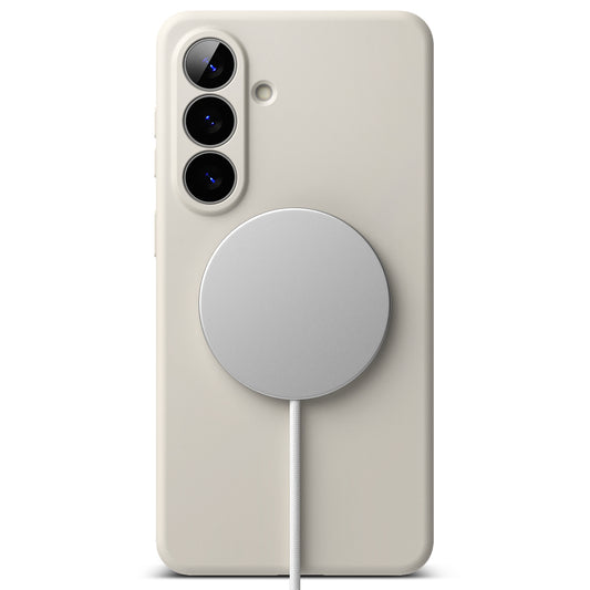 MagSafe cover til Samsung Galaxy S26 Plus, Ringke, Silikone, Creme