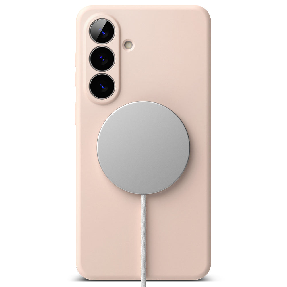 MagSafe cover til Samsung Galaxy S26 Plus, Ringke, Silikone, Pink